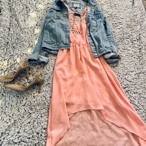 Annabelle hi-low dress